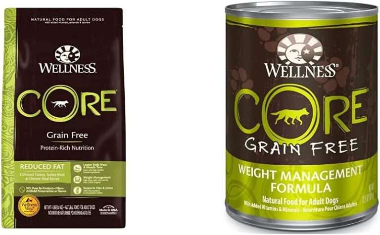 wellness core weight dog food